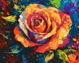 Rose Blossom Painting by Numbers