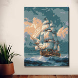 Painting by Numbers Windjammer