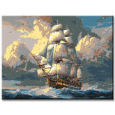 Painting by Numbers Windjammer