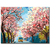 Painting by Numbers Cherry Blossom