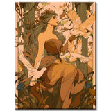 Painting by Numbers for Adults Angels with Doves