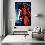 Painting by Numbers for Adults Horse in Backlight