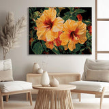 Painting by Numbers Flowers Irises Orange