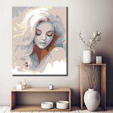 Painting by Numbers Blonde Woman