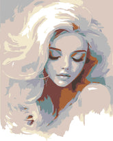 Painting by Numbers Blonde Woman