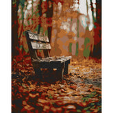 Painting by Numbers Lonely Bench