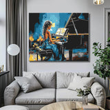 Painting by Numbers Piano Player