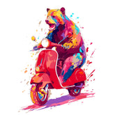 Paint by Numbers Roller Bear