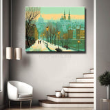 Painting by Numbers City in Winter