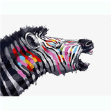 Paint by Numbers Zebra