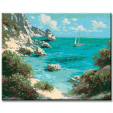 Painting by Numbers Sailboat