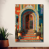 Paint by Numbers Gate with Ornaments
