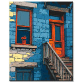 Painting by Numbers Pictures Door with Columns