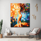 Painting by Numbers Nude Woman Abstract