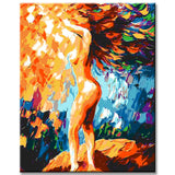 Painting by Numbers Nude Woman Abstract