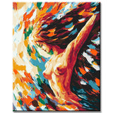 Painting by Numbers Nude Woman Abstract