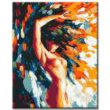 Painting by Numbers Nude Woman Abstract