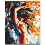 Painting by Numbers Nude Woman Abstract