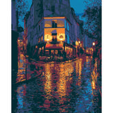 Painting by Numbers Pictures Cobblestones in The Rain
