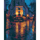 Painting by Numbers Pictures Cobblestones in The Rain