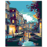 Painting by Numbers Venice Canal