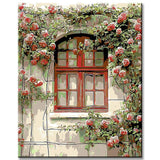 Paint by Numbers Rose Vines
