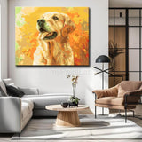 Painting by Numbers Dog Beige Labrador