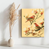 Painting by Numbers Birds and Flowers