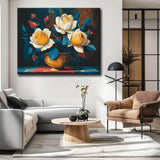 Paint by Numbers Yellow Roses