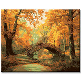 Painting by Numbers Park in Autumn