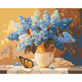 Painting by Numbers Flowers Bouquet of Lilacs