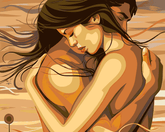 Painting by Numbers People Nude Lovers