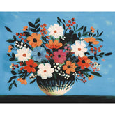 Painting by Numbers Flowers Bouquet White/Blue