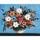 Painting by Numbers Flowers Bouquet White/Blue