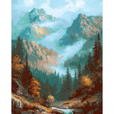 Painting by Numbers Alps Bach