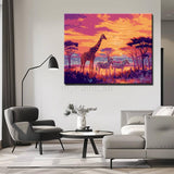 Painting by Numbers Africa Zebras and Giraffe