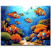 Painting by Numbers Sea Coral Reef