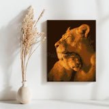 Painting by Numbers Animals Lowenbaby