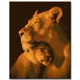 Painting by Numbers Animals Lowenbaby