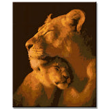 Painting by Numbers Animals Lowenbaby