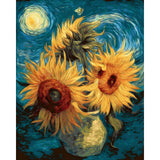 Painting by Numbers Master Van Gogh Sunflowers