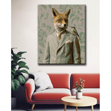 Painting by Numbers Funny Animals Fox in A Suit