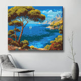 Painting by Numbers Pictures of A Sea Bay