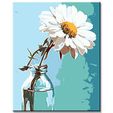 Paint by Numbers Art Motif Flower in Vase