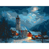 Paint by Numbers Winter Village
