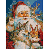 Painting by Numbers Santa Claus and His Friends