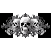 Paint by Numbers Halloween Skull 5-Panel