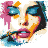 Painting by Numbers Modern Art Modern Art Face