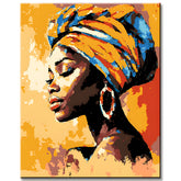 Painting by Numbers Africa Women Portrait