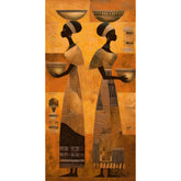 Painting by Numbers Africa Women At Work Modern Art